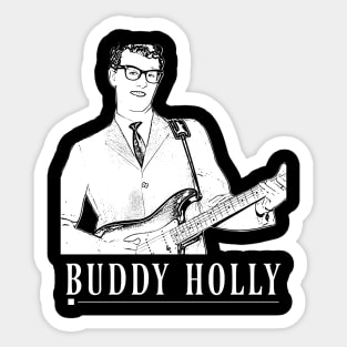 buddy holly Sticker